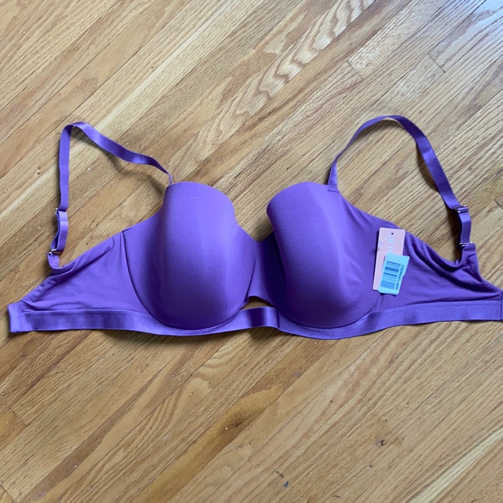 ThirdLove 24/7 Pima Cotton T-Shirt Bra, Violet 36F
